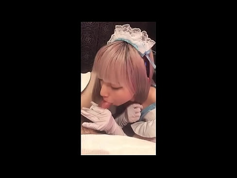 ❤️ Idol Japanese [mayuka], Aṣọ iranṣẹbinrin Faranse, apakan 1, ifefẹfẹ ati fifẹ kuro pẹlu ipara ❤️  ni onihoho% yo.allo-sex.ru%